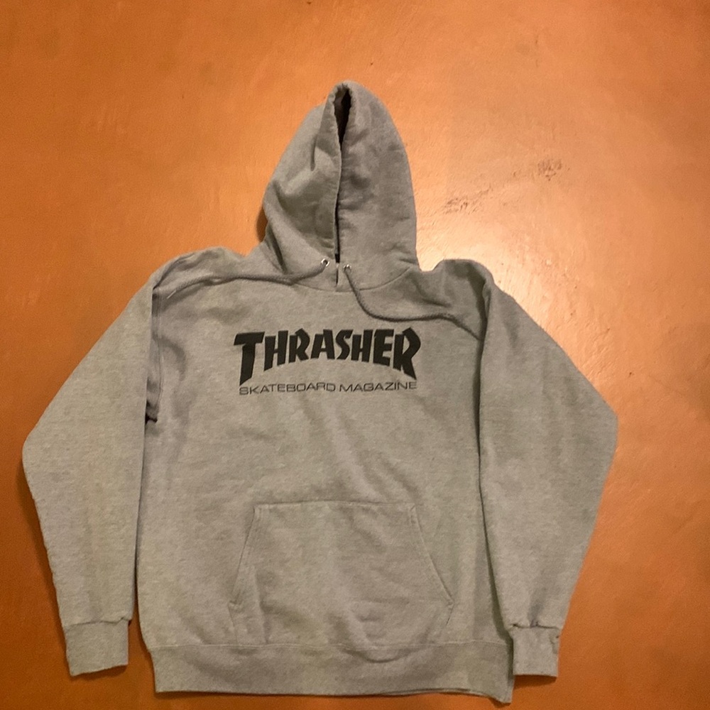 Grey thrasher hoodie